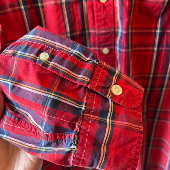 Gap Plaid Button Up Top Long Sleeve M - Picture 3 of 7
